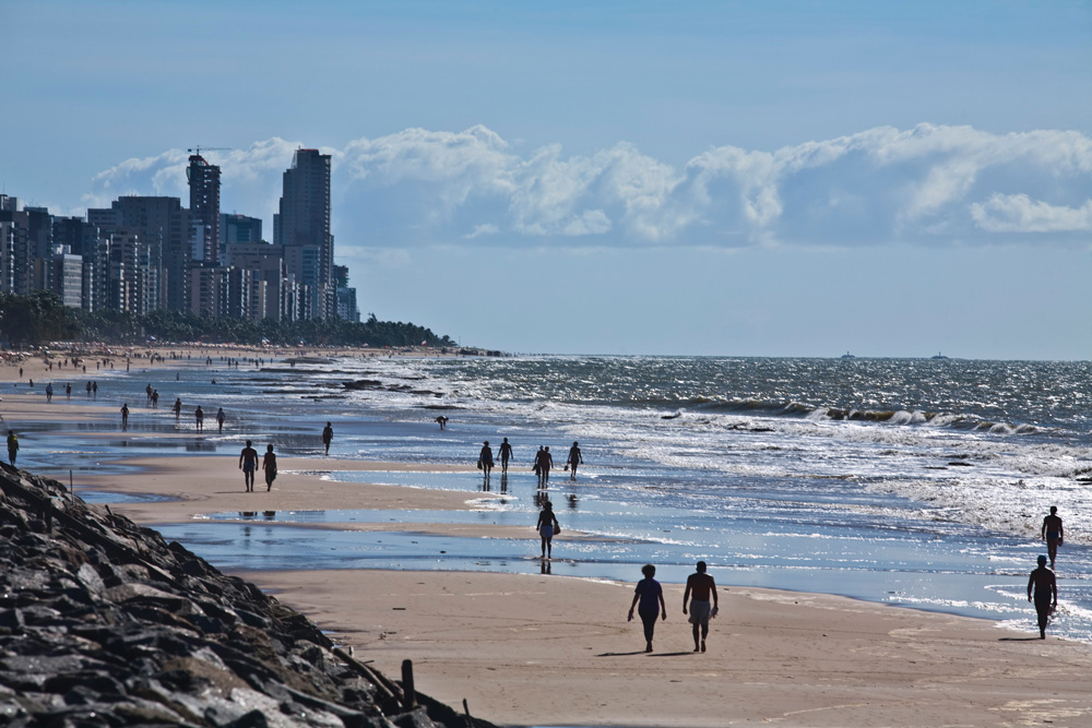Praia de Boa Viagem tem o maior número de ataques de todo o país.
