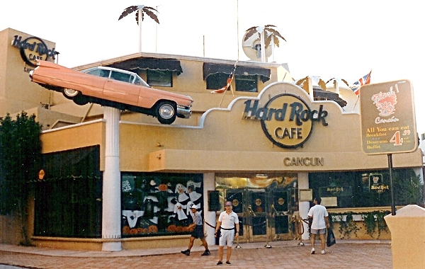 Hard Rock é um dos restaurantes - café mais famosos de Cancún
