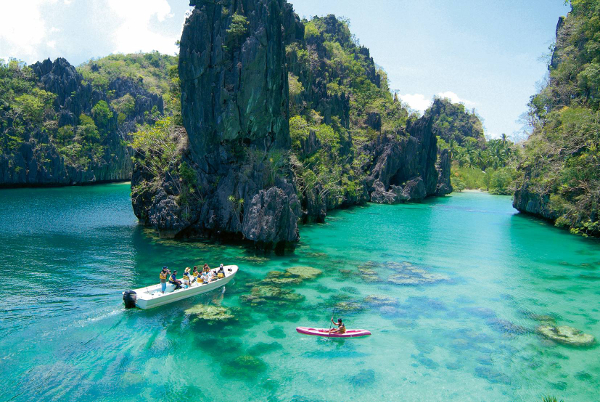 A Palawan Island faz jus a sua fama, ela é linda!