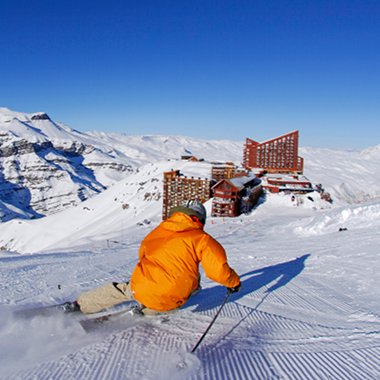 A excursão ao Valle Nevado só pode ser feita sob direcionamento de um guia.